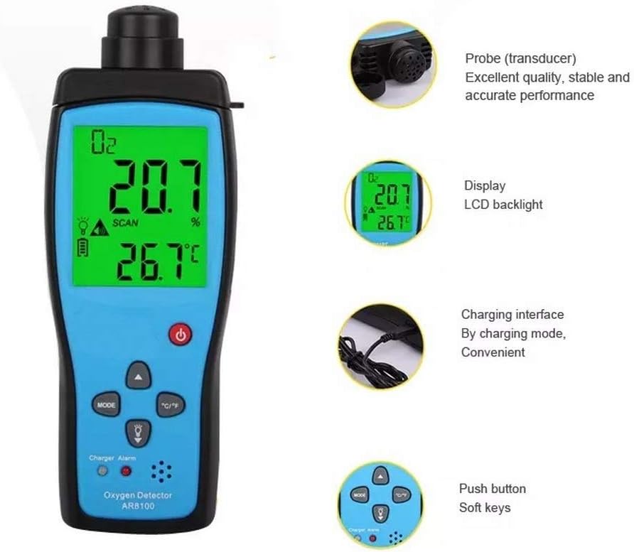 Digital Portable Automotive O2 Gas Tester（0-25%）