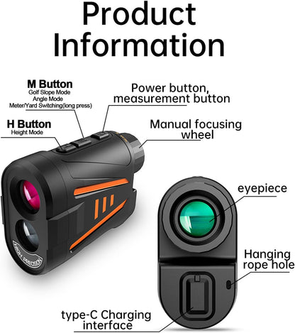 1800 Yards Golf Laser Rangefinder
