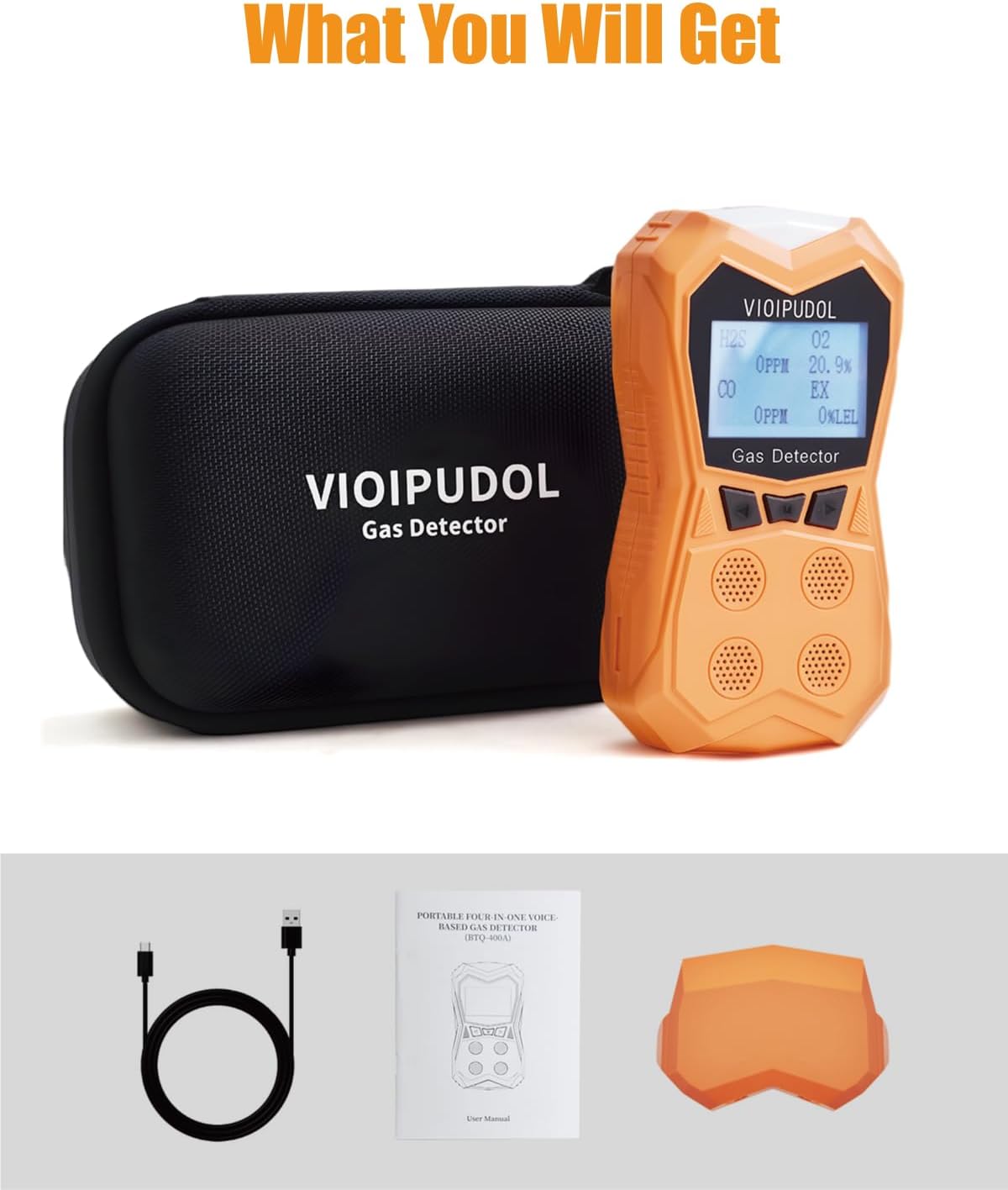 4-Gas Monitor（CO，O2，H2S，LEL）