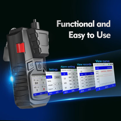 4 Gas Detector with Pump（CO,O2,H2S,EX）