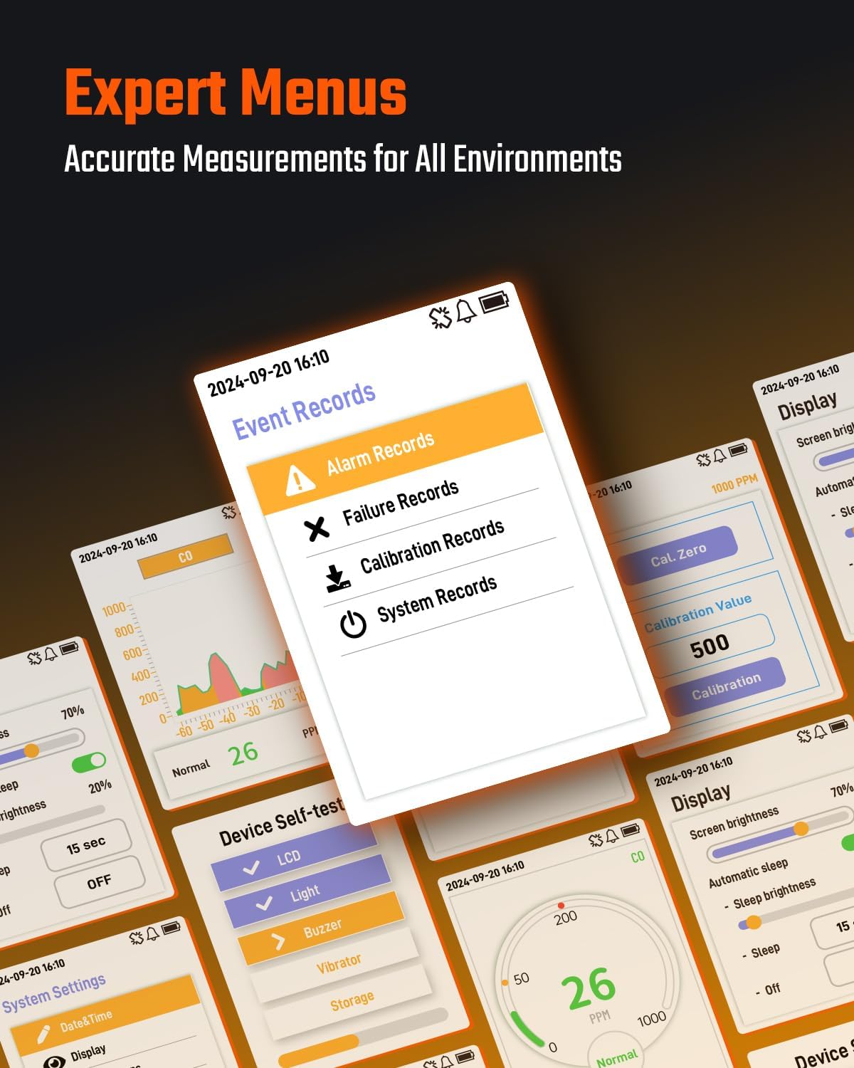 Carbon Monoxide Gas Detector (CO/0-1000PPM)