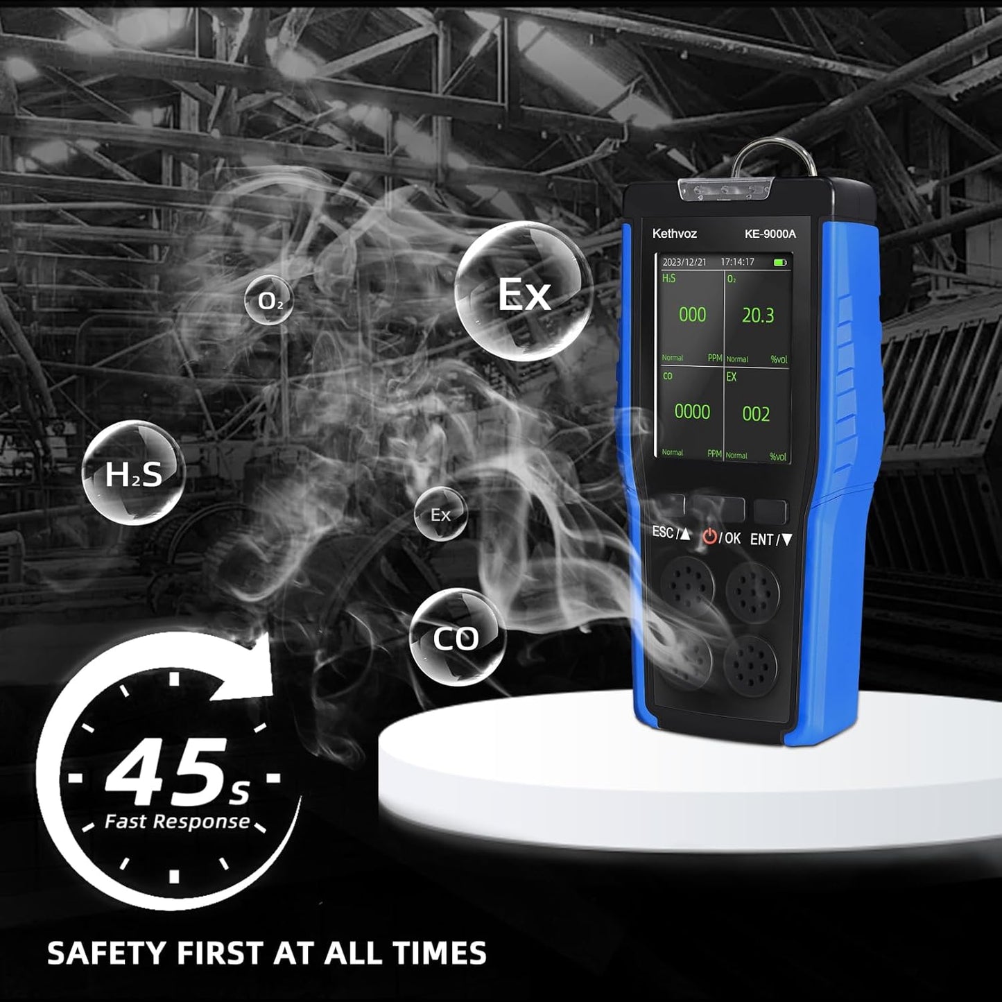 4 Gas Monitor（ CO EX O2 H2S）