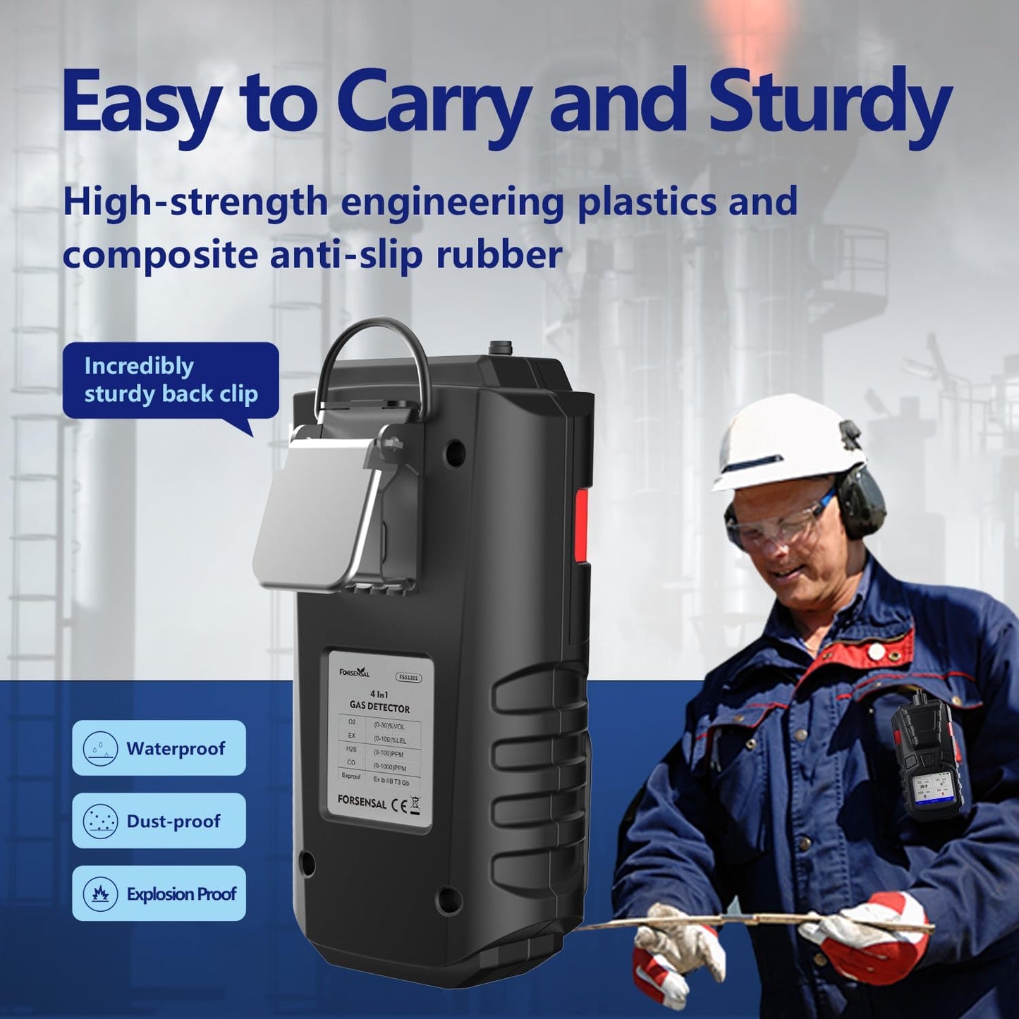 4 Gas Detector with Pump（CO,O2,H2S,EX）