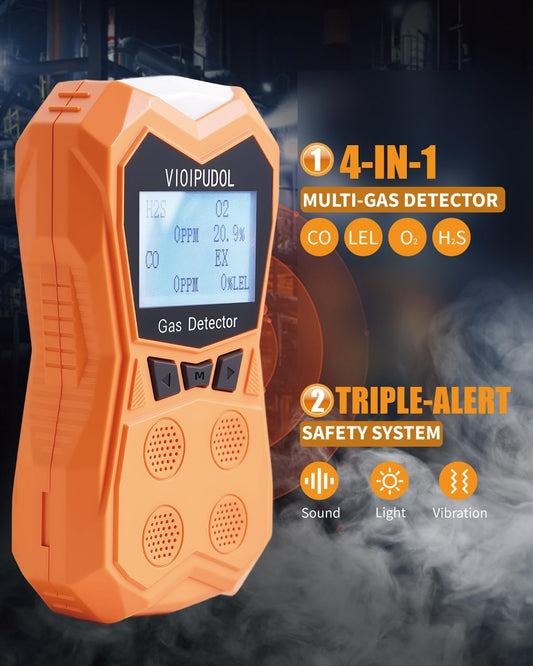 4-Gas Monitor（CO，O2，H2S，LEL）