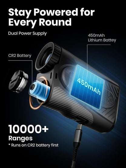 Golf Rangefinder with Slope Switch-1300 Yards