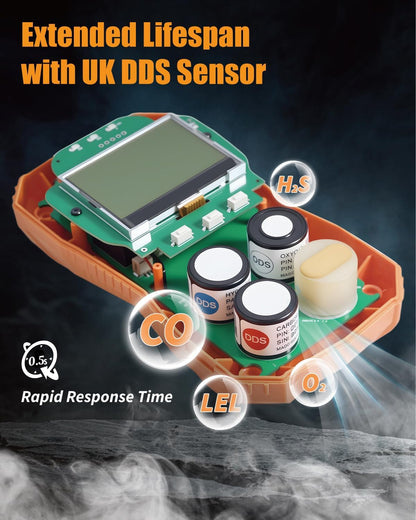 4-Gas Monitor（CO，O2，H2S，LEL）