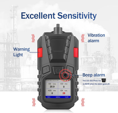 4 Gas Detector with Pump（CO,O2,H2S,EX）