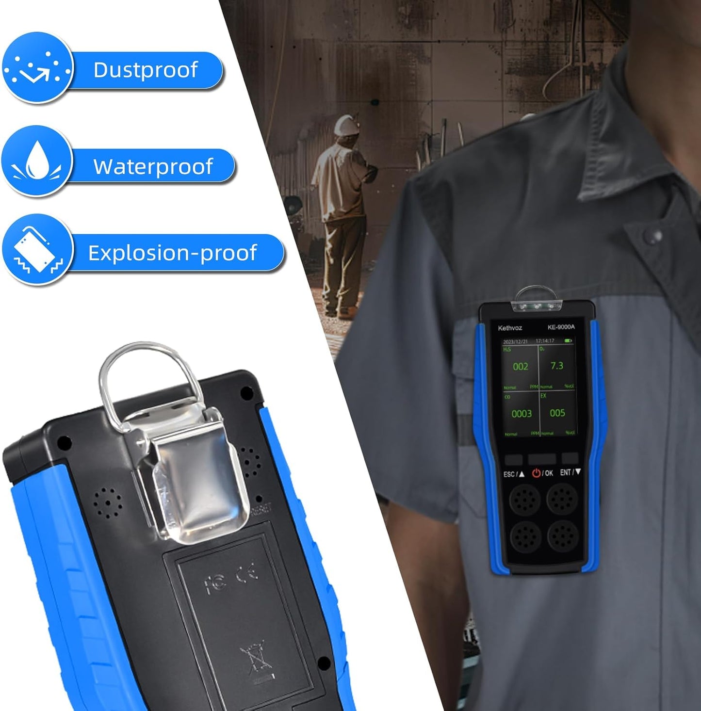 4 Gas Monitor（ CO EX O2 H2S）