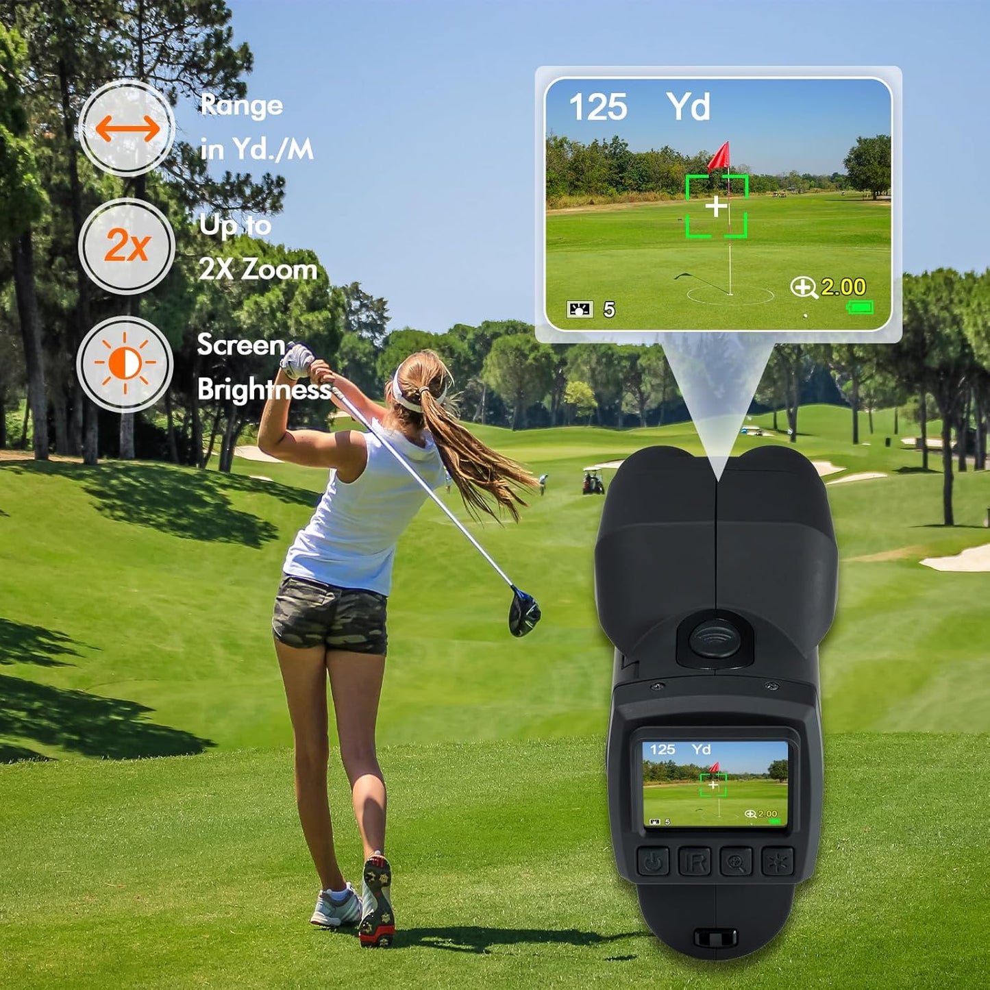 Infrared Monocular Rangefinder