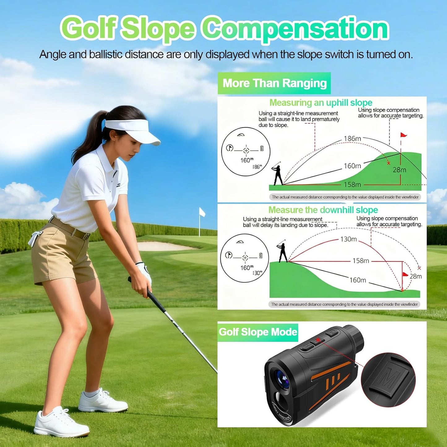 1800 Yards Golf Laser Rangefinder